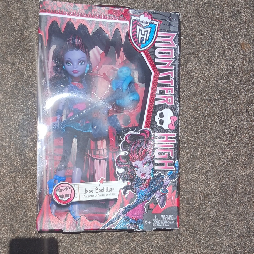 Monster High Jane Boolittle Fashion Doll Girl Toy Signature